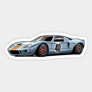 Le mans GT40 mk1 Sticker